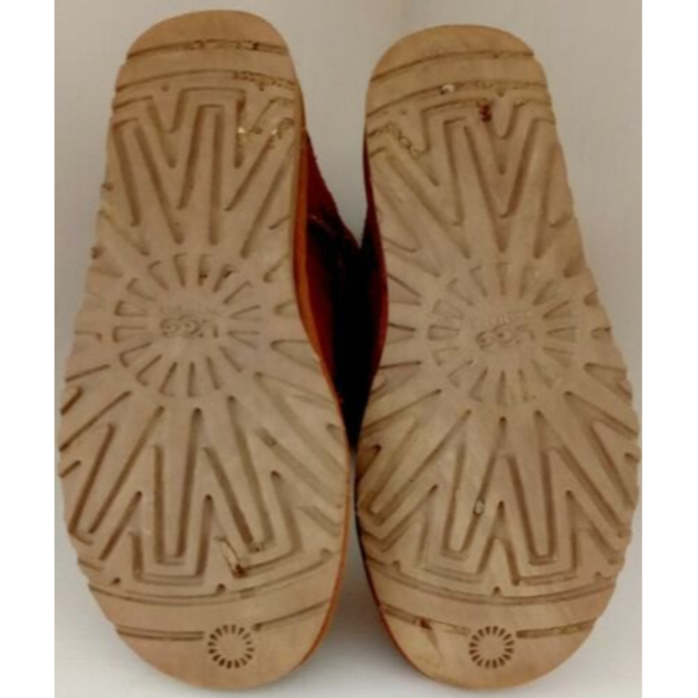 UGG Australia Juliette Boots Floral Embroidery Suede Chestnut Womens Size 5 - Picture 12 of 12